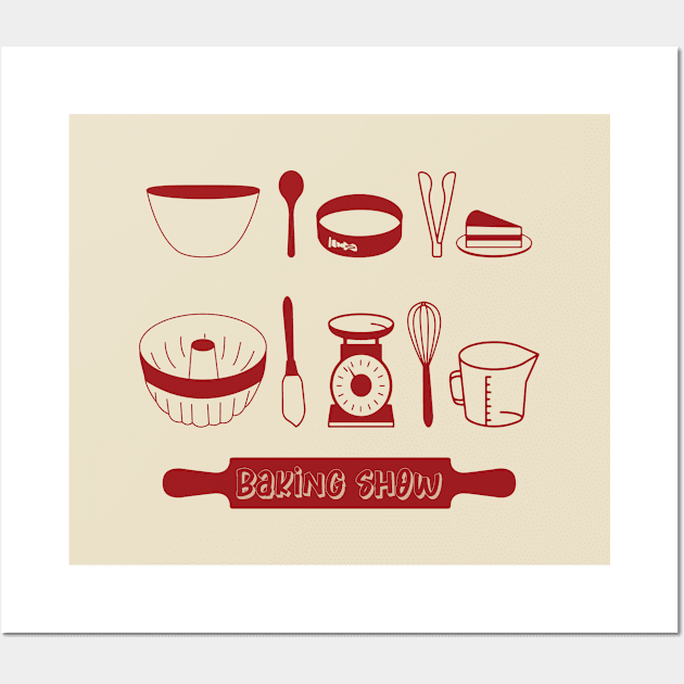 BAKING SHOW Wall Art by shimodesign